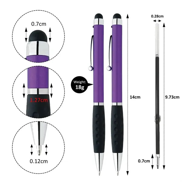Stylus Ballpoint Pens with Custom Logo