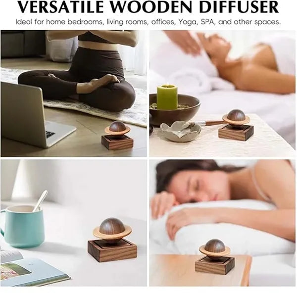 Planet Wooden Essential Oil Diffuser