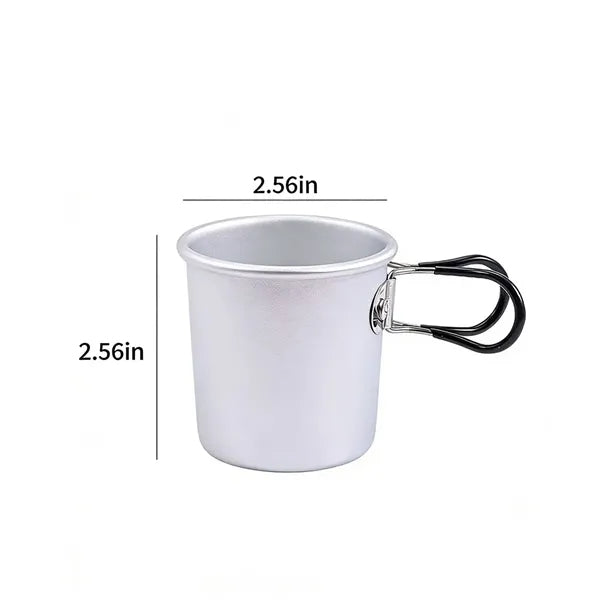 Foldable Lightweight Aluminum Camping Cup
