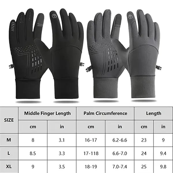 Touchscreen Waterproof Cycling Gloves
