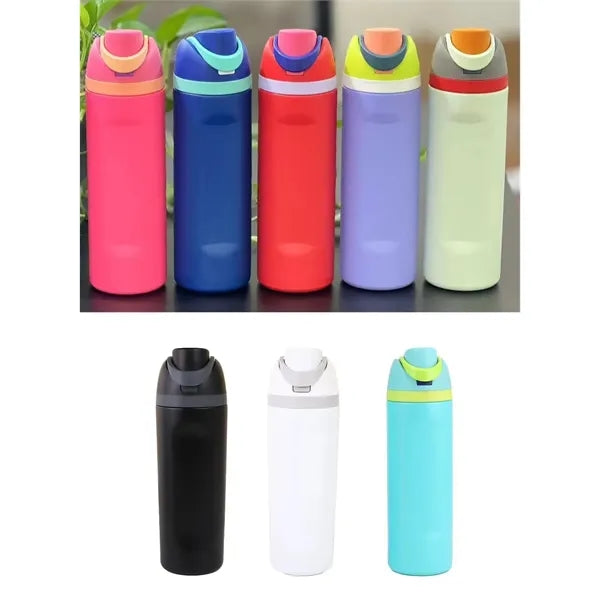 19oz Leak-proof Stainless Steel Freesip Sports Water Bottle