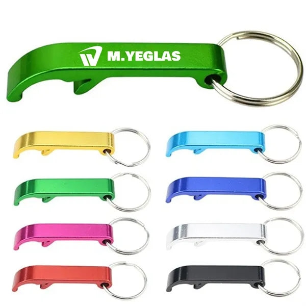 Aluminum Can & Bottle Opener Keychain