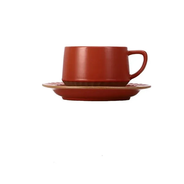 Vintage Nordic Coffee Cup Set Stoneware Ceramic, Ja