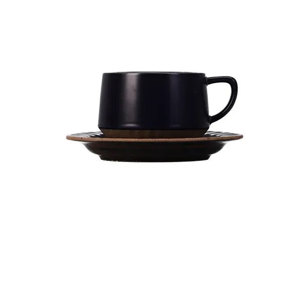 Vintage Nordic Coffee Cup Set Stoneware Ceramic, Ja