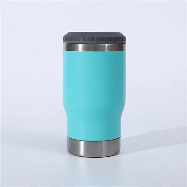 4 in 1 Can Cooler Tumblers with 2 lids 14 Oz