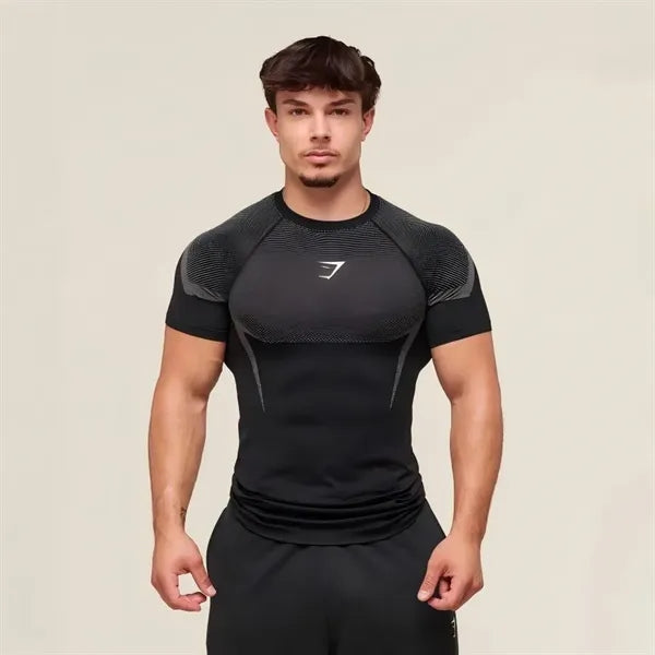 Men's Compression Shirt Quick Dry Running Top