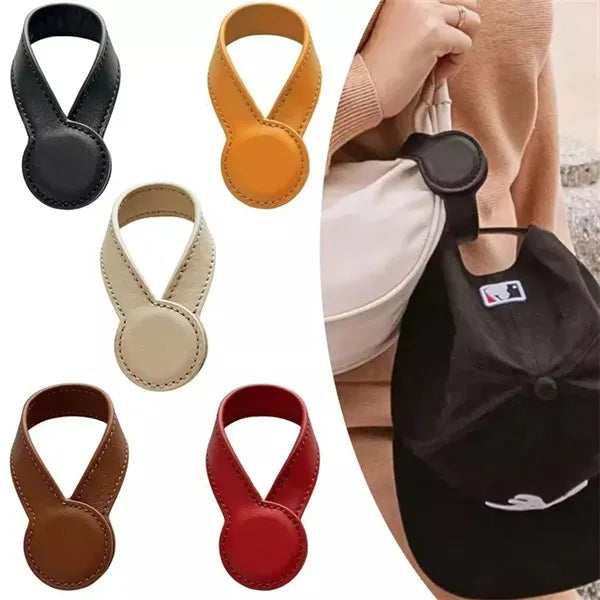 Multipurpose Leather Magnetic Hat Clip