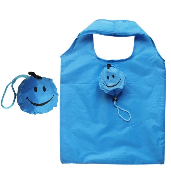 Smile Face Foldable Shopping Tote Bag