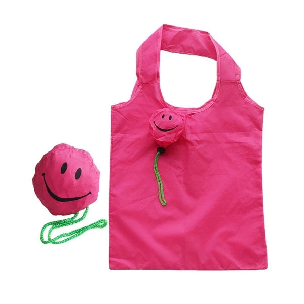 Smile Face Foldable Shopping Tote Bag