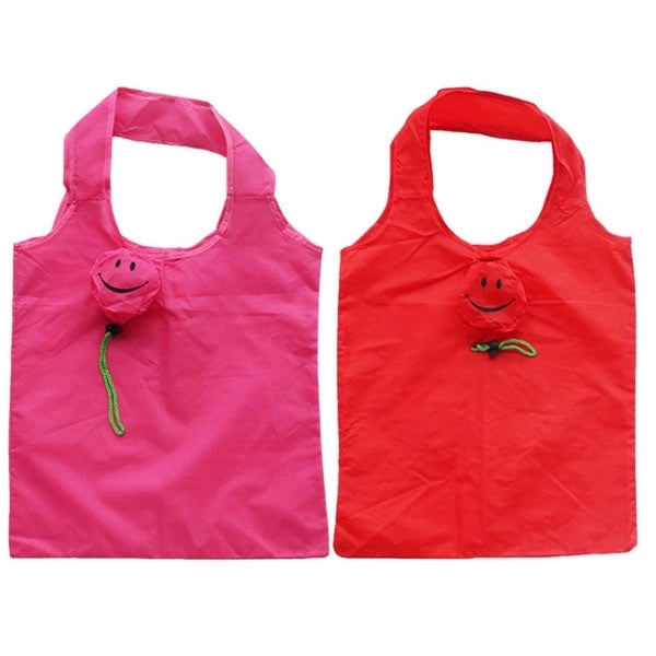 Smile Face Foldable Shopping Tote Bag