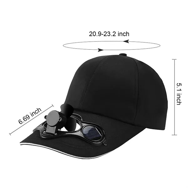 USB Solar Sun Hat