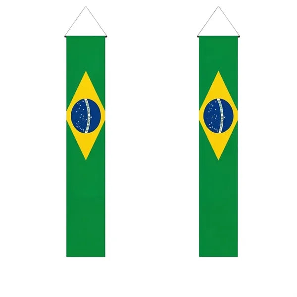 World Cup National Flag Hanging Banner 11.8*71in 300D