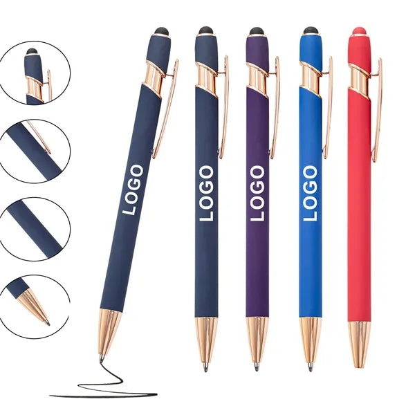 Stylish Metal Stylus Touch Screen Ballpoint Pen