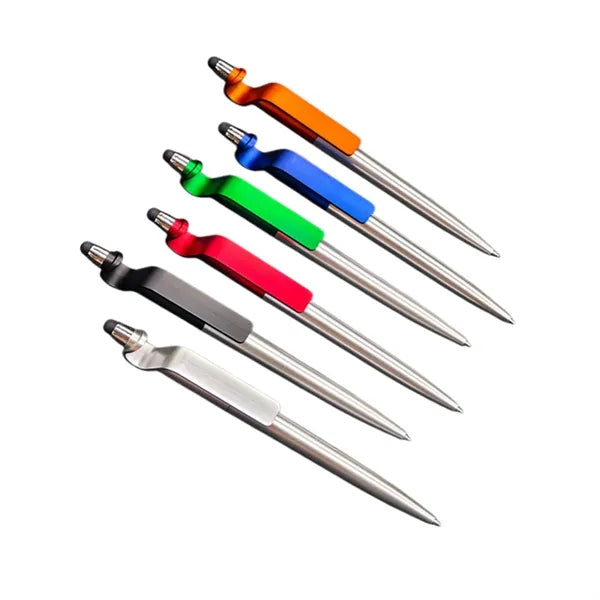 Stylish Touch Screen Ballpoint Pen w/ Phone Stand
