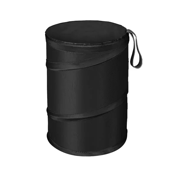 Collapsible Pop-up Vehicle Trash Bin and Seat Back Organizer