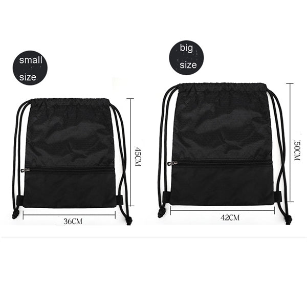 1680D Oxford Cloth Front Zipper drawstring Sports bag