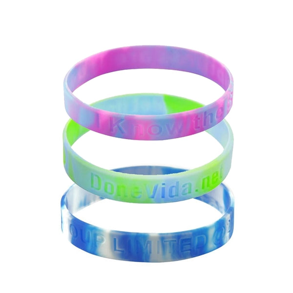 Swirl Silicone Wristband