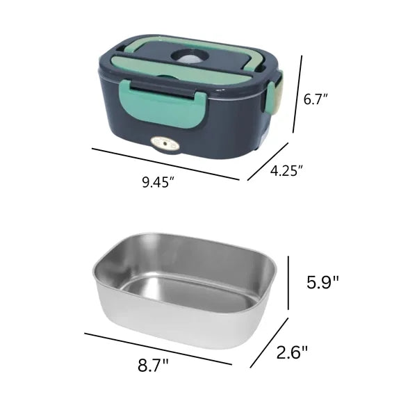 3 in 1 Portable Electric Lunch Box Food Heater