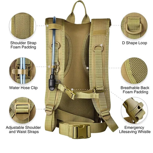 Outdoor Cycling Backpack Lightweight Portable Water Bladder