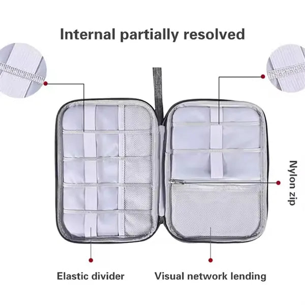 Multi-Functional Digital Storage Bag Travel Organizer