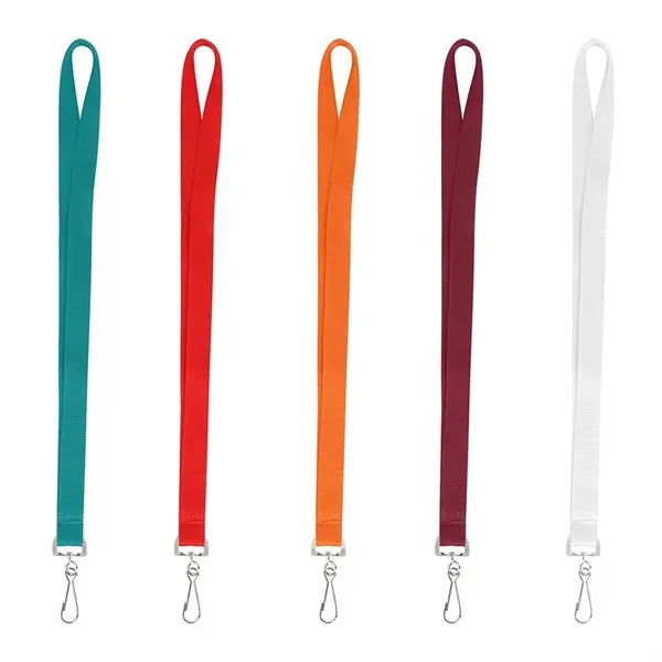 3/4" Custom Open Ended Polyester Lanyard W/ Dual Attachments