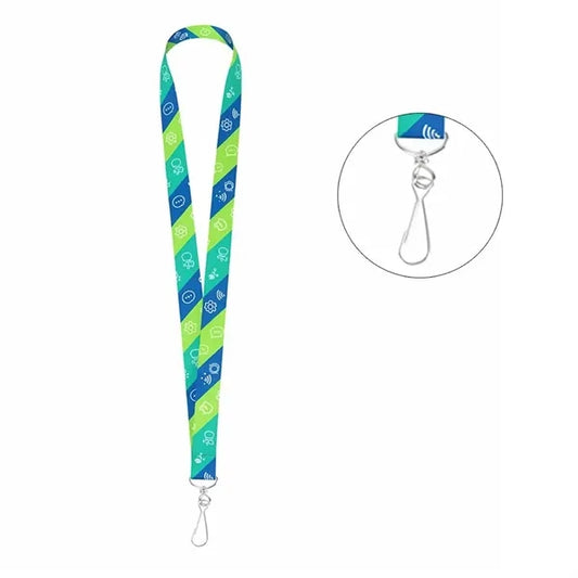 1" Custom Full Color Sublimated Wrist Lanyards