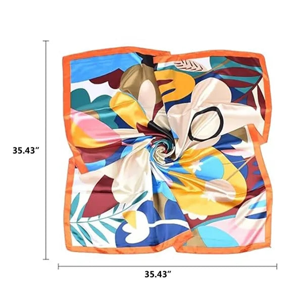 Printed Imitation Silk Bandana
