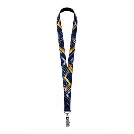 3/4" Dye Sublimated Lanyard With Clamshell and Bulldog Clip