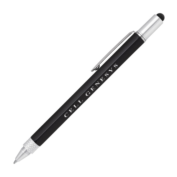 Stylus-233L Ballpoint & Ruler & Screwdriver & Level Tool
