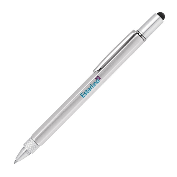 Stylus-233L Ballpoint & Ruler & Screwdriver & Level Tool