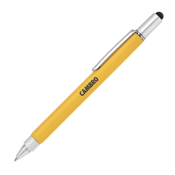 Stylus-233L Ballpoint & Ruler & Screwdriver & Level Tool