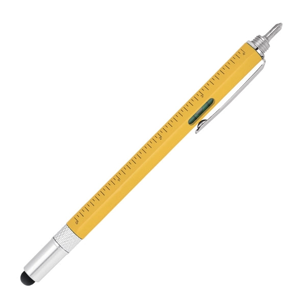 Stylus-233L Ballpoint & Ruler & Screwdriver & Level Tool