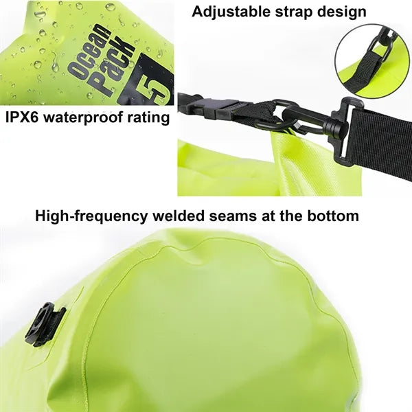 Heavey-Duty PVC Water Proof Dry Bag Sack Ocean Pack