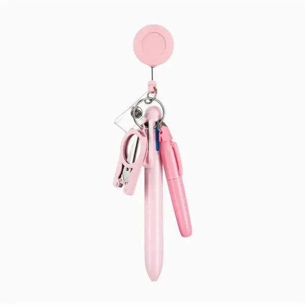 4 in 1 Nurse Pen Retractable Badge Clip Set