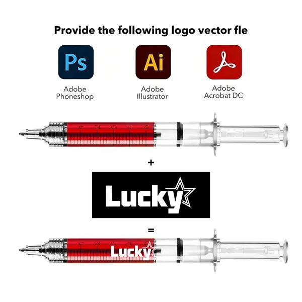 Syringe Shaped Ballpoint Pen