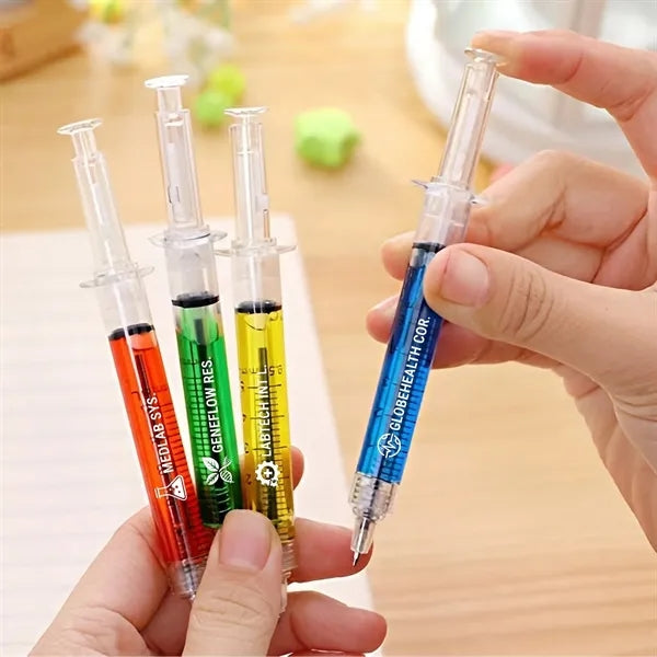Novelty Syringe Shaped Ballpoint Pen