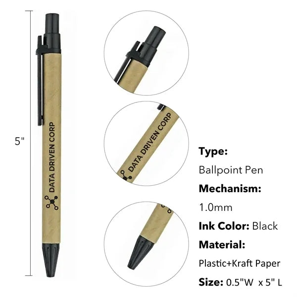 Brown Kraft Paper Classical Ballpoint Pen