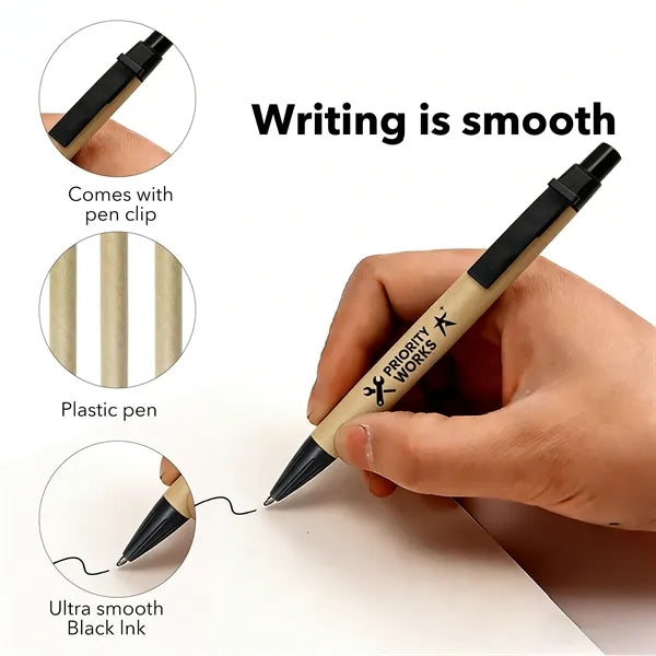Eco-Friendly Recycled Paper Ballpoint Pen