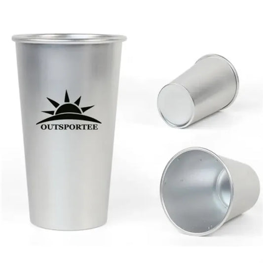 15oz Cold-Activated Color Changing Aluminum Cup Beer Glass