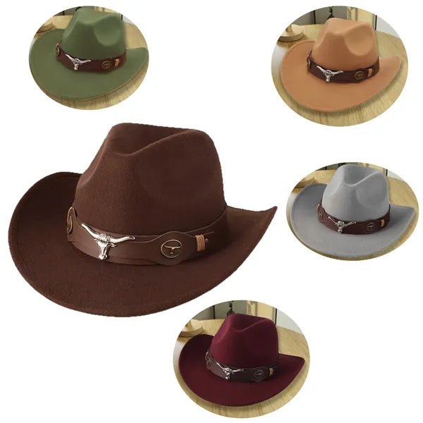 Western Style Upturned Brim Cowboy Hat 7Day Lead