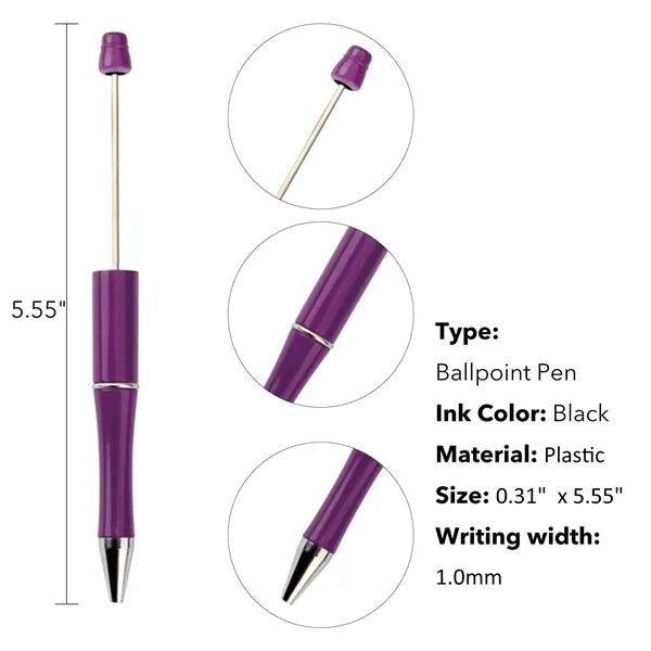 Plastic Beaded Pens