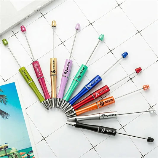 Plastic Beadable Ballpoint Pens DIY Multicolor