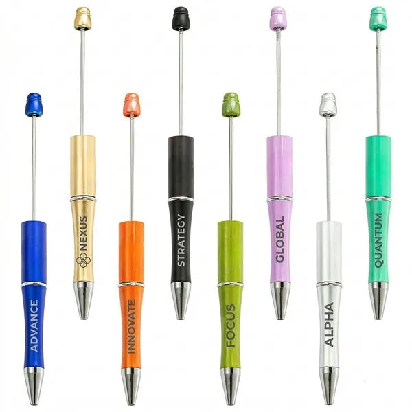 Plastic Beadable Ballpoint Pens DIY Multicolor