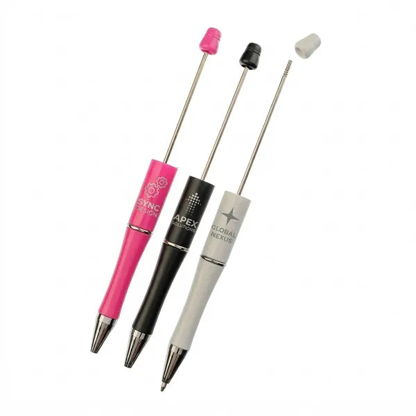 Plastic Beadable Ballpoint Pens DIY Multicolor