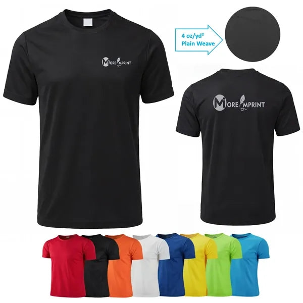 4 oz. Moisture-Wicking Polyester Performance T-Shirt