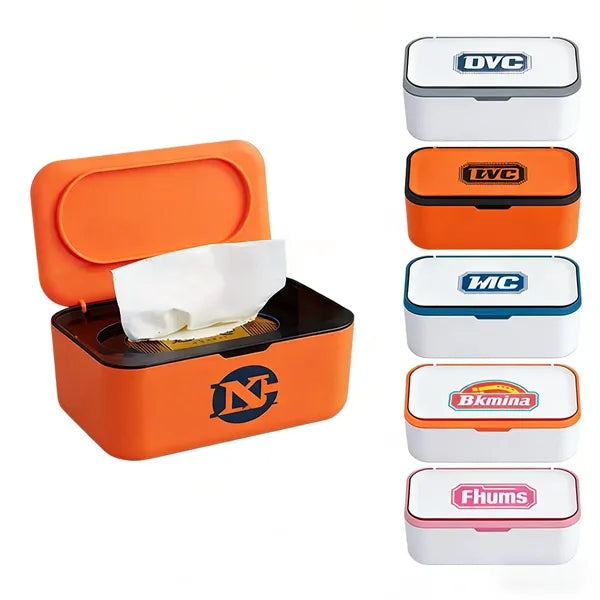 Logo Plastic Wet Wipes Dispenser Box