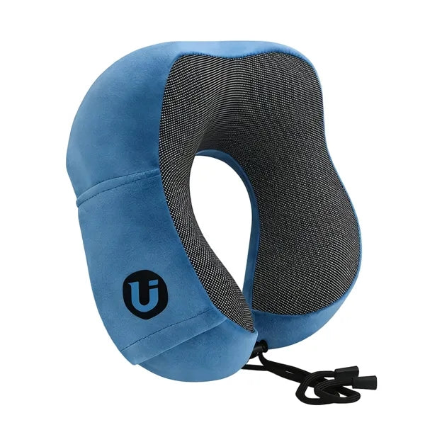 Memory Foam Neck Pillow with Logo