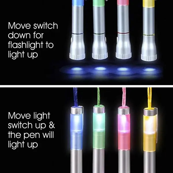 Light Up Pen with Necklace