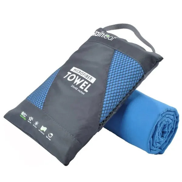 Logo Microfiber Quick-Dry Beach Towel