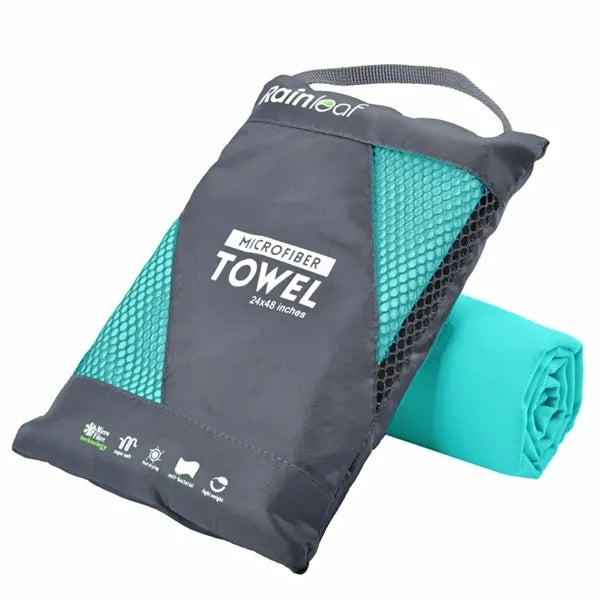 Logo Microfiber Quick-Dry Beach Towel